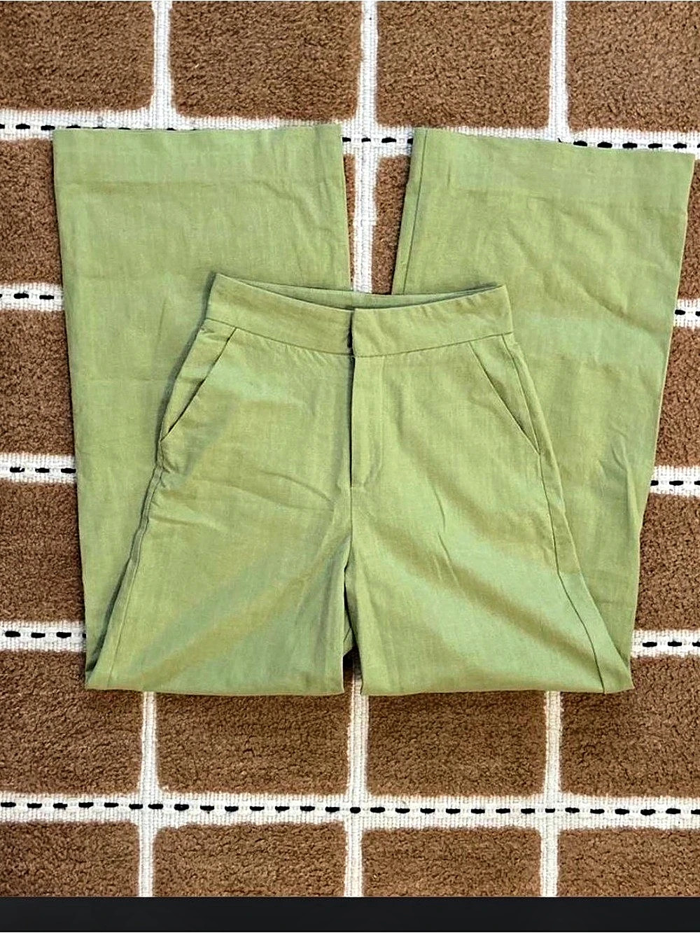 Showpo Wide Leg Pants Green AU 4 / US 0 / EU 32
